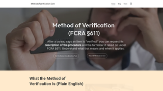 Thumbnail of methodofverification.com