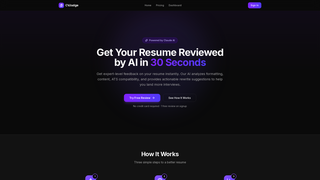 Screenshot of cvjudge.com