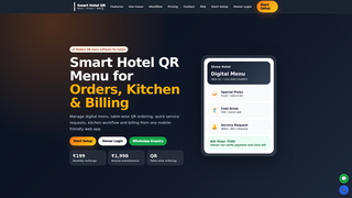 Screenshot of smarthotelqr.com