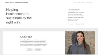 Thumbnail of violetdoylesustainability.com