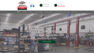 Screenshot of stevesautomotivecenter.com