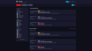 Screenshot of outlap.app