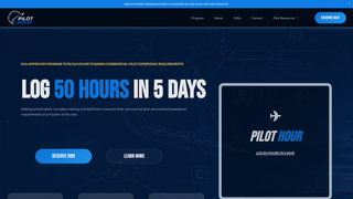 Screenshot of pilothour.com