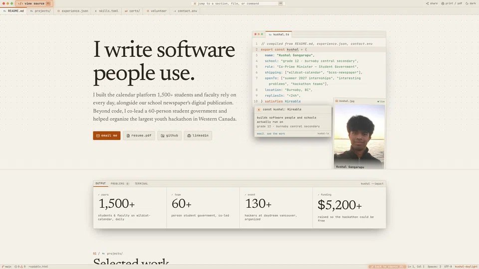 Site preview