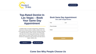 Thumbnail of radiantsmileslasvegas.com