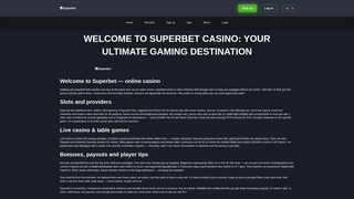 Thumbnail of superbet-review.com