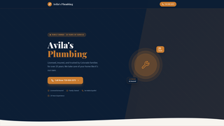 Screenshot of avilasplumbing.org