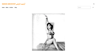 Screenshot of dancearchivist.com