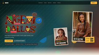 Screenshot of culturequeensglobal.org