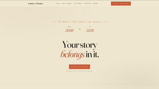 Screenshot of letterforfuture.com