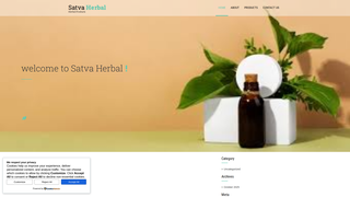 Thumbnail of satvaherbal.com