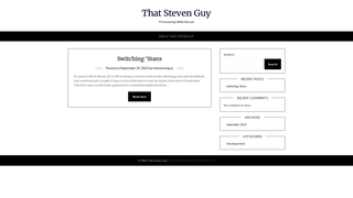 Thumbnail of thatstevenguy.com