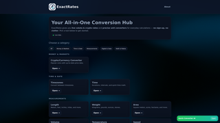 Thumbnail of exactrates.com