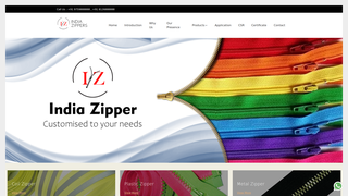 Thumbnail of indiazippers.com