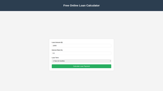 Thumbnail of loan-calc.org