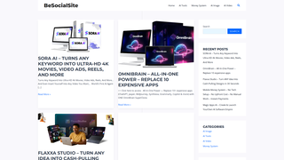 Thumbnail of besocialsite.com
