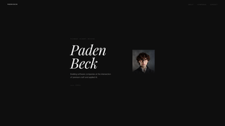 Screenshot of padenbeck.com