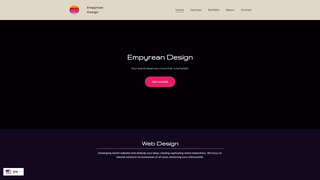 Screenshot of empyreandesign.org