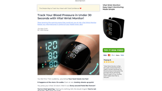 Thumbnail of vitalwristmonitors.com
