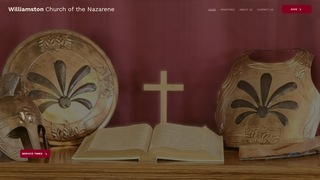 Screenshot of williamstonchurchnazarene.com