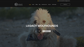 Thumbnail of legacywolfhounds.com