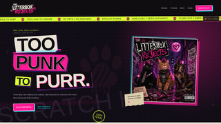 Screenshot of thelitterboxrejects.com