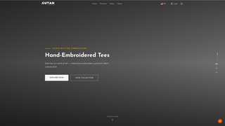 Screenshot of gutanembroidery.com