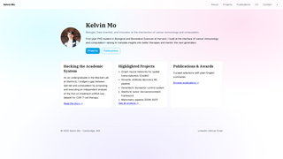 Thumbnail of kelvin-mo.com