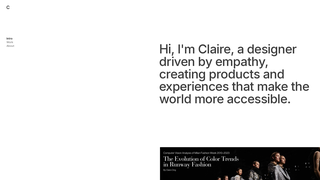 Thumbnail of claireong.com