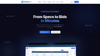 Screenshot of precaliq.ai