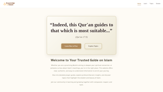 Thumbnail of knowledgeofislam.org