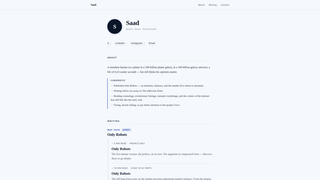 Screenshot of saadsid.ai