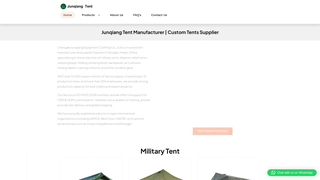 Thumbnail of tents-manufacture.com