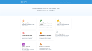 Thumbnail of rkainfo.com