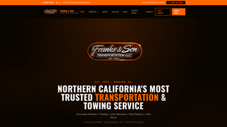Screenshot of franksandsontransport.com