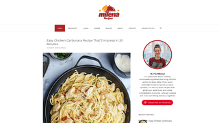 Thumbnail of milenarecipes.com