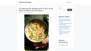 Thumbnail of chefannarecipes.com