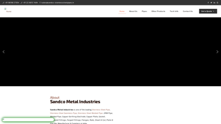 Thumbnail of sandco-stainlesssteelpipes.com