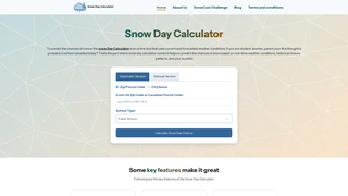 Thumbnail of freesnowdaycalculator.com