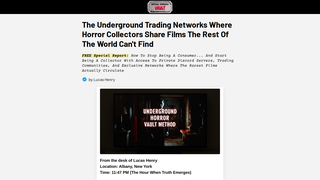 Thumbnail of vintagehorrorsvault.com