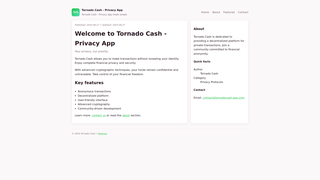 Thumbnail of tornadocash-app.com