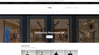 Thumbnail of distinctivemenswearuk.com