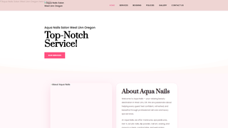 Screenshot of aquanailstopwestlinn.com