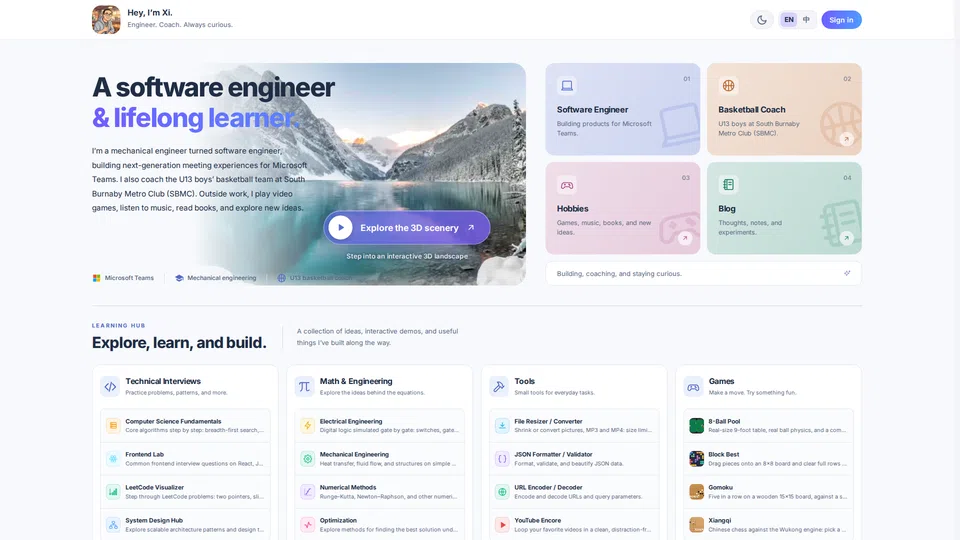 Site preview