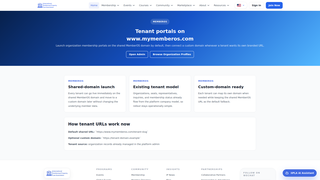 Screenshot of mymemberos.com