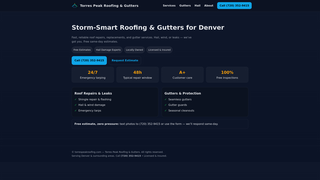 Thumbnail of torrespeakroofing.com
