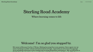 Thumbnail of sterlingroadacademy.com