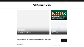 Thumbnail of fatihkamci.com