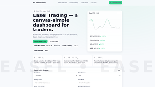 Thumbnail of easeltrading.com