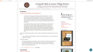 Thumbnail of living-the-rule.com